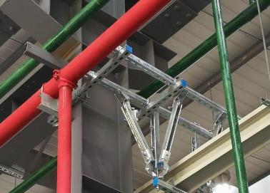 阳信该抗震支架的整体式支吊架结构协调性好
